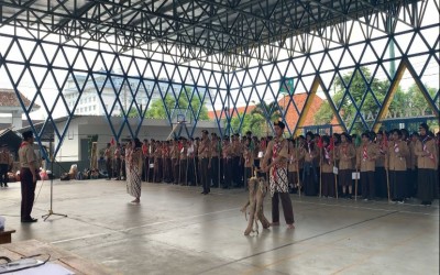 Kemah Besar Pramuka SMA N 9 Menumbuhkan Semangat Kepemimpinan Dan Kolaborasi